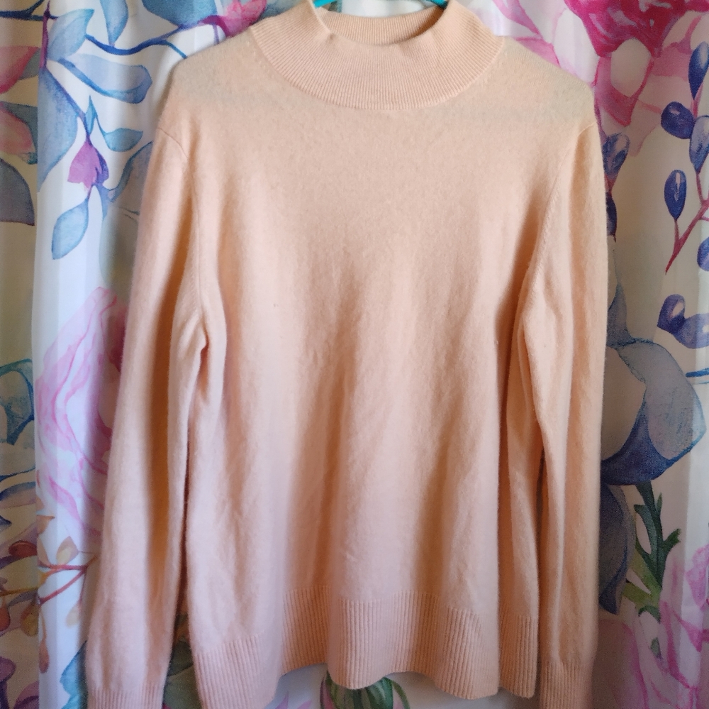 Pink 100% Cashmere Sweater